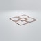 Ekena Millwork Large Olivia Decorative Fretwork Wood Wall Panels, Wood (Paint Grade), 23 3/8"W x 23 3/8"H x 3/8"T WALW24X24X0375OLVMF - alternate 5